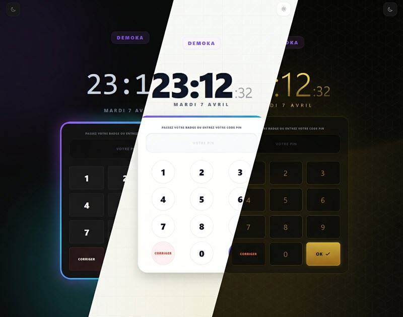 Interface KronoApp - Portail Collaborateur Mobile